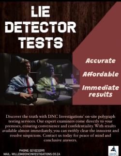 Polygraph testing at affordable prices. 