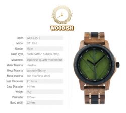 Timeless Elegance Meets Nature – Fossil Wood Watch for Women
