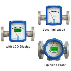 Horizontal Variable Area Flowmeter AVF250H ALIA Metal Tube