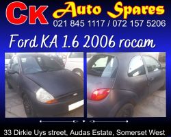 Ford KA 1.6 2006 rocam spares for sale 