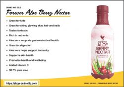 Drink the vitality: Aloe Vera plus Cranberry - Aloe Berry Nectar